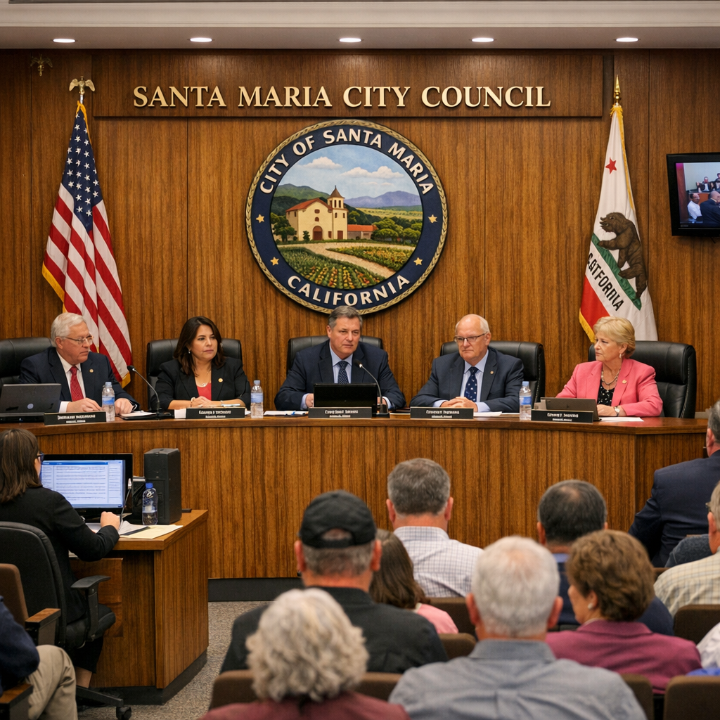 Santa Maria City Council Appoints New Member Amid Budget Challenges