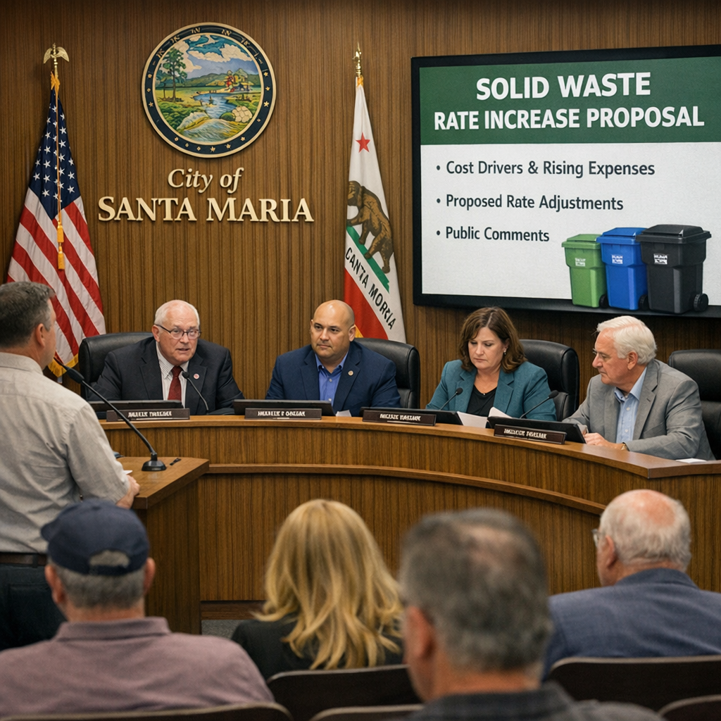 Santa Maria City Council Approves Solid Waste Rate Increases