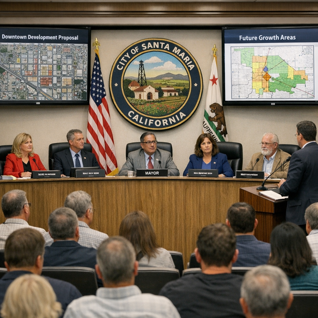 Santa Maria City Council Approves 2045 General Plan to Guide Future Growth